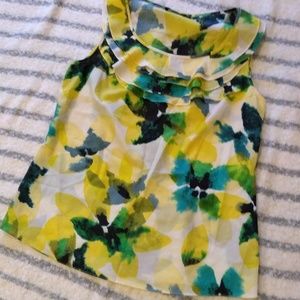 Floral Sleeveless Blouse